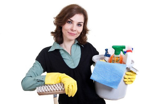 Carpet cleaning equipment used in a Strawberry Hill home