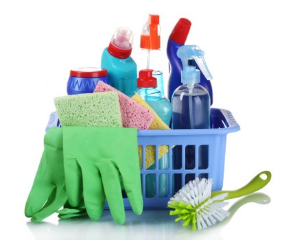 Stain removal and fabric treatment for a living room sofa